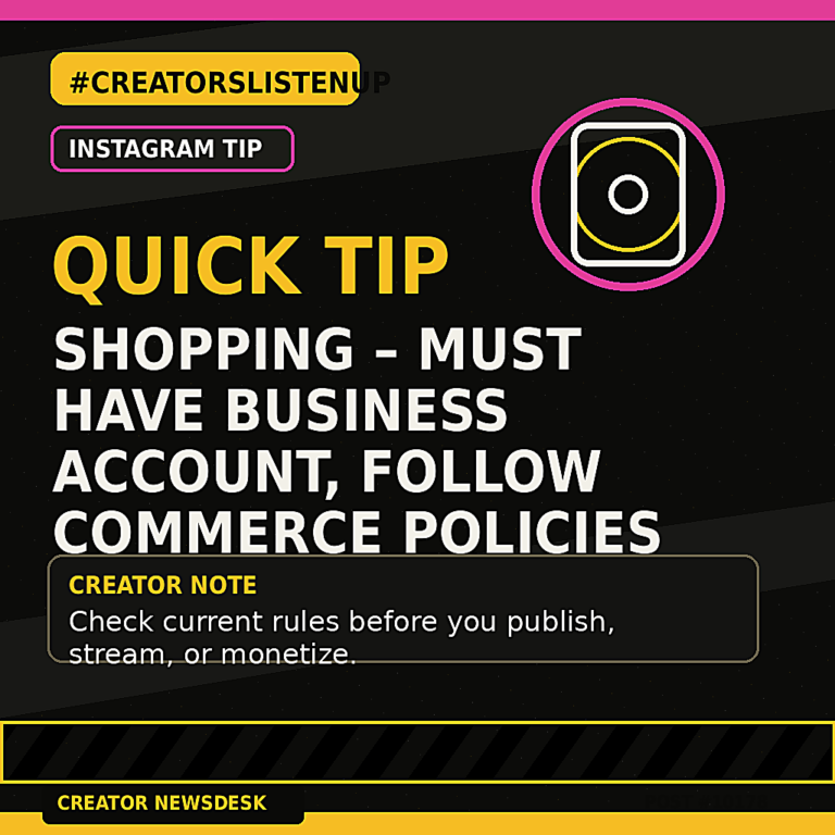 Creator Newsdesk featured image for Instagram Creator Tip of the Day – #CreatorsListenUp
