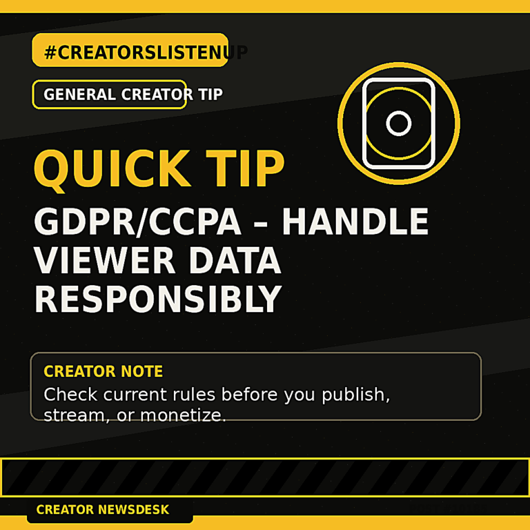 Creator Newsdesk featured image for General Creator Creator Tip of the Day – #CreatorsListenUp