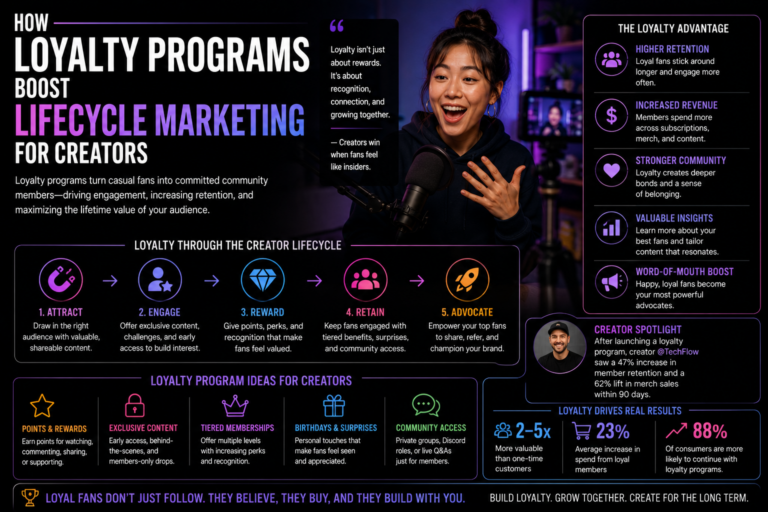 How Loyalty Programs Boost Lifecycle Marketing for Creators