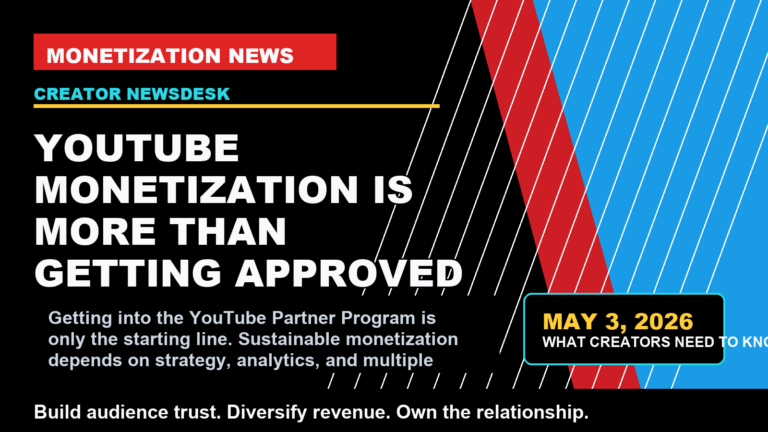 Getting into the YouTube Partner Program is only the starting line. Sustainable monetization depends on strategy, analytics, and multiple income paths.