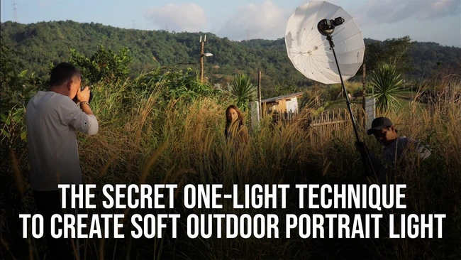One Speedlight, One Umbrella: Portrait Lighting Trick - Fstoppers