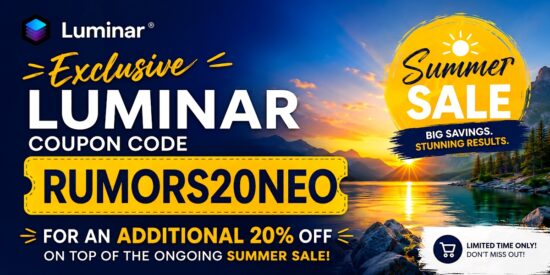 Luminar Neo Summer Sale Gets Extra 20% Off with Exclusive Code - Nikon Rumors