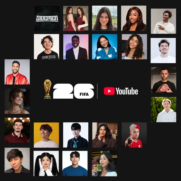 YouTube Launches FIFA Creator Cup for 2026 World Cup with Global Roster - YouTube Blog