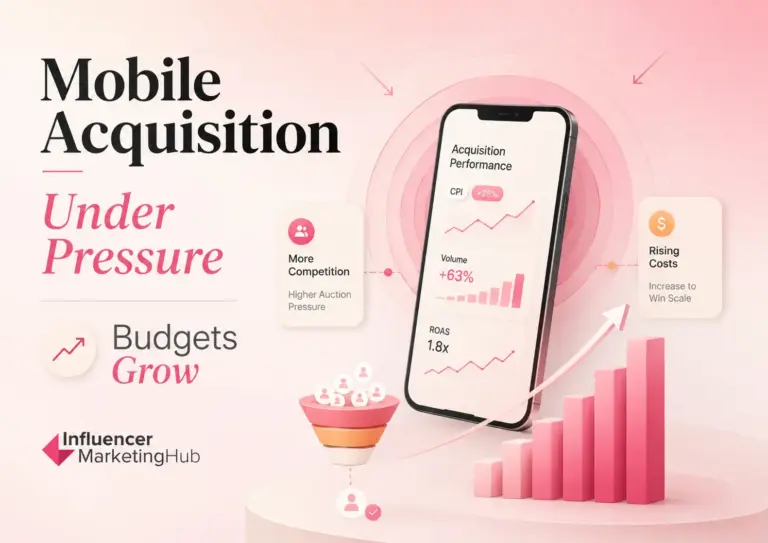 Mobile Acquisition Gets Tougher as Budgets Rise in 2026 - Influencer Marketing Hub