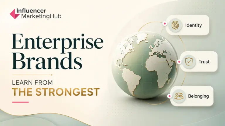 Enterprise Brands Can Learn Trust Tactics from Top Global Names - Influencer Marketing Hub