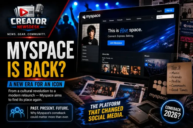 Myspace Wants Another Comeback. Can an Anti-Algorithm Social Network Still Matter in 2026?