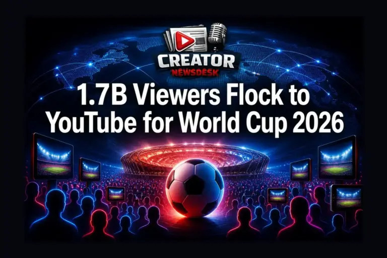 1.7B Viewers Flock to YouTube for World Cup 2026