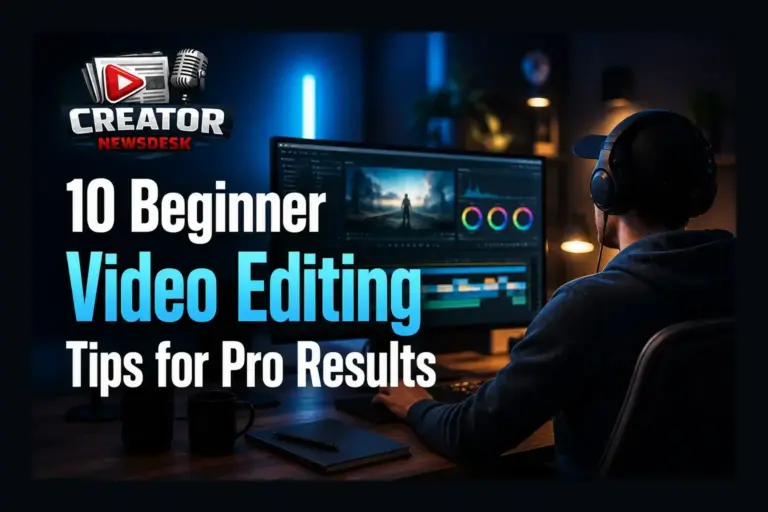 10 Beginner Video Editing Tips for Pro Results
