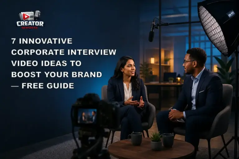 7 Innovative Corporate Interview Video Ideas to Boost Your Brand – Free Guide