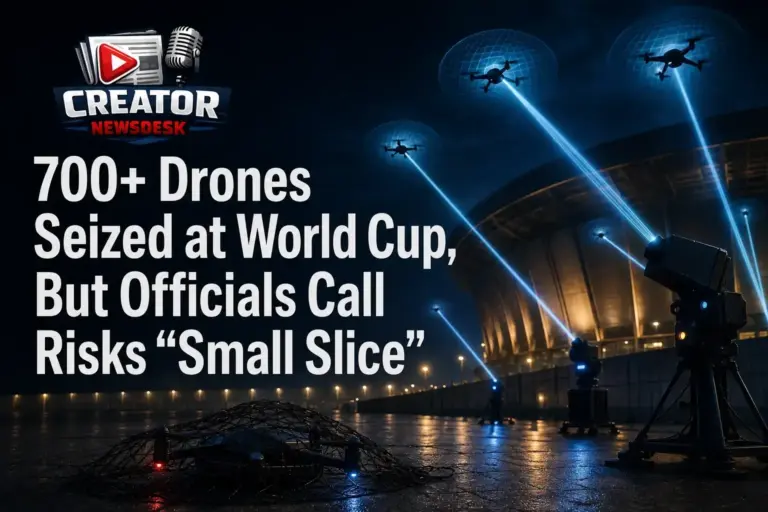 700+ Drones Seized at World Cup, But Officials Call Risks “Small Slice”