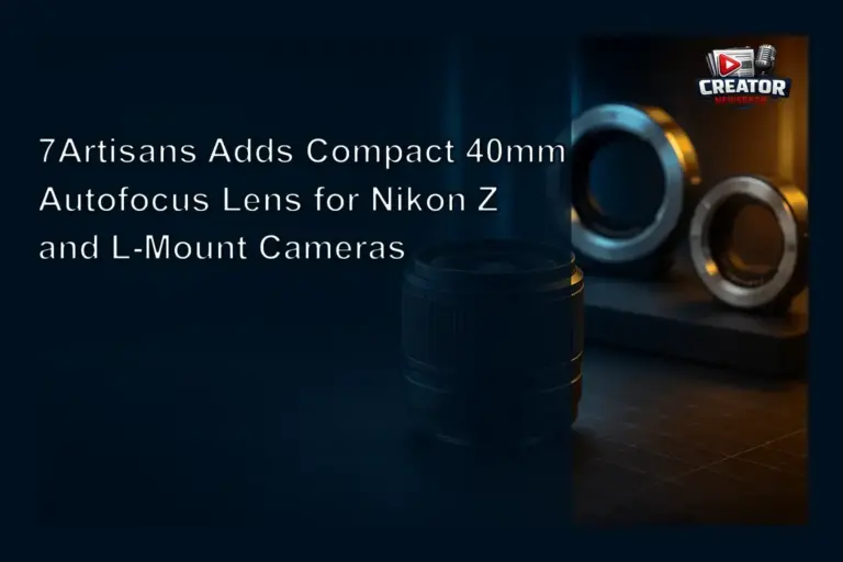 7Artisans Adds Compact 40mm Autofocus Lens for Nikon Z and L-Mount Cameras