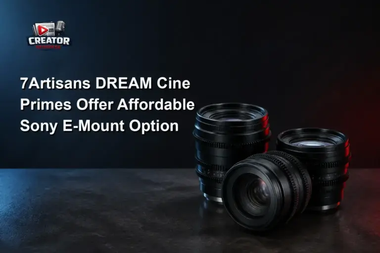 7Artisans DREAM Cine Primes Offer Affordable Sony E-Mount Option