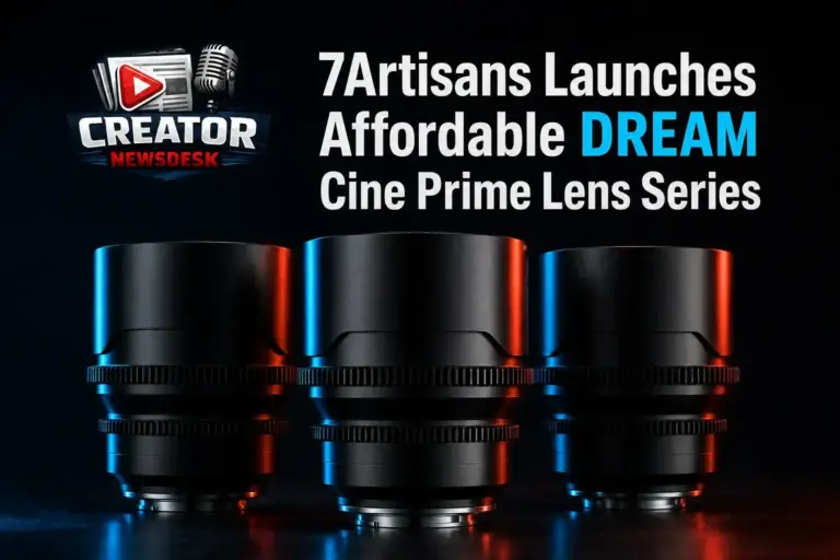 7Artisans Launches Affordable DREAM Cine Prime Lens Series