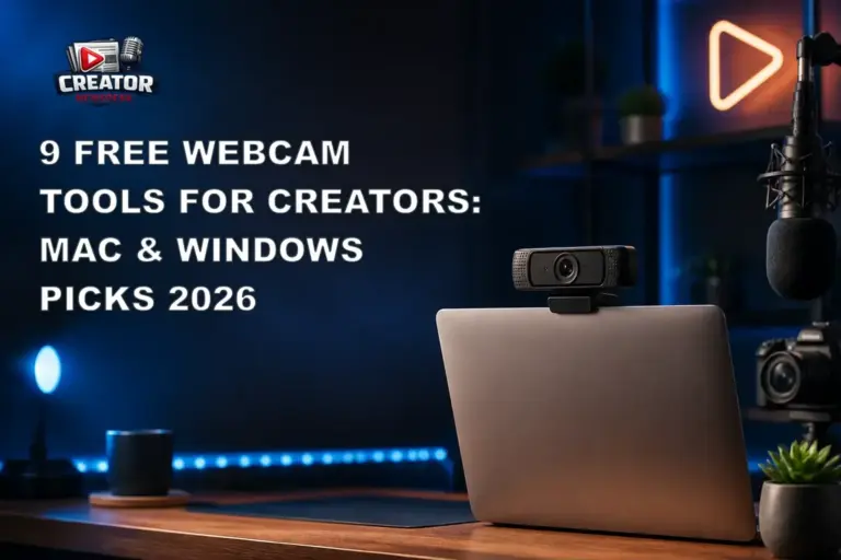 9 Free Webcam Tools for Creators: Mac & Windows Picks 2026