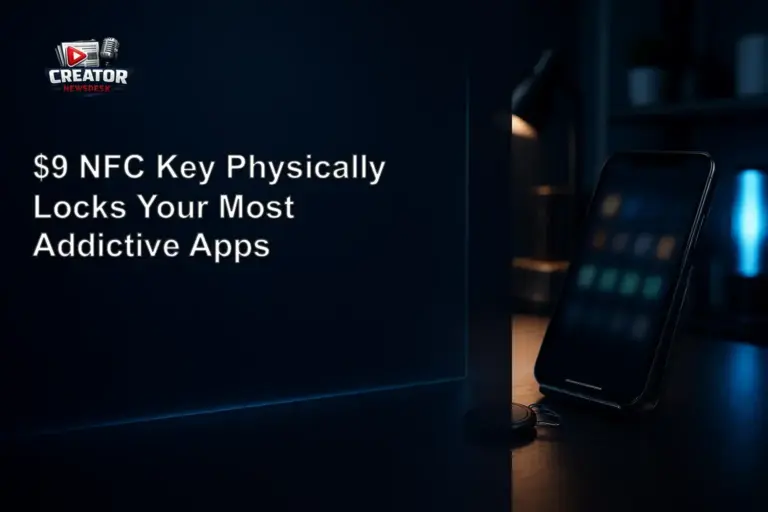 $9 NFC Key Physically Locks Your Most Addictive Apps