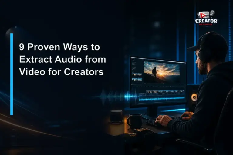 9 Proven Ways to Extract Audio from Video for Creators
