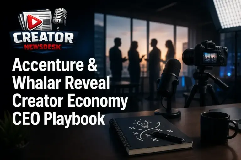 Accenture & Whalar Reveal Creator Economy CEO Playbook