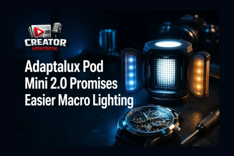 Adaptalux Pod Mini 2.0 Promises Easier Macro Lighting