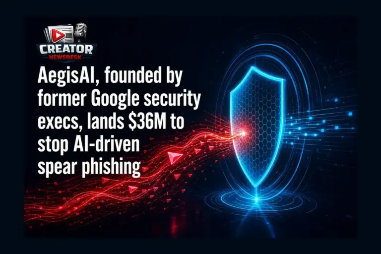 AegisAI, founded by former Google security execs, lands $36M to stop AI-driven spear phishing