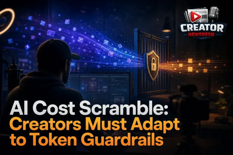 AI Cost Scramble: Creators Must Adapt to Token Guardrails