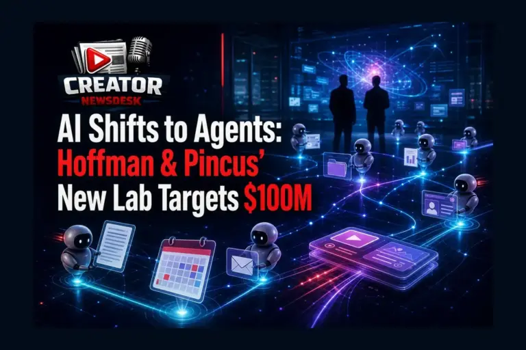 AI Shifts to Agents: Hoffman & Pincus’ New Lab Targets $100M