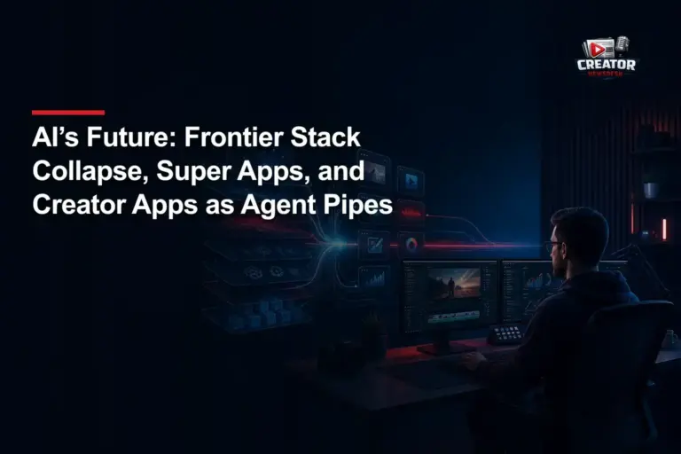AI’s Future: Frontier Stack Collapse, Super Apps, and Creator Apps as Agent Pipes
