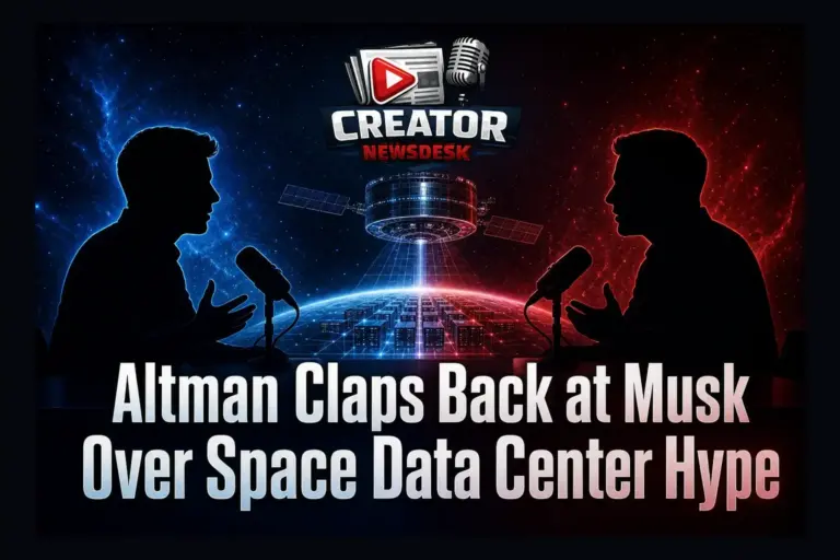 Altman Claps Back at Musk Over Space Data Center Hype
