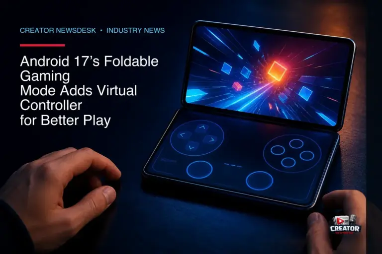 Android 17’s Foldable Gaming Mode Adds Virtual Controller for Better Play