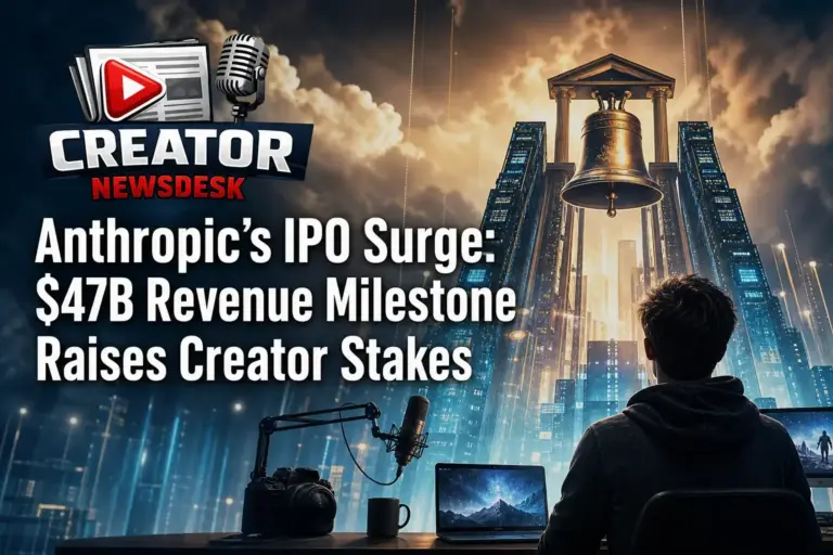 Anthropic’s IPO Surge: $47B Revenue Milestone Raises Creator Stakes