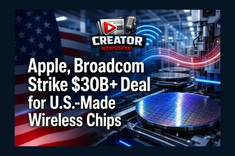 Apple, Broadcom Strike $30B+ Deal for U.S.-Made Wireless Chips