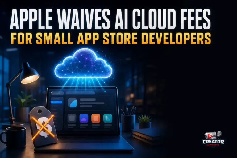 Apple Waives AI Cloud Fees for Small App Store Developers