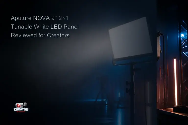 Aputure NOVA 9° 2×1 Tunable White LED Panel Reviewed for Creators