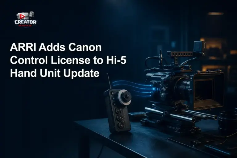 ARRI Adds Canon Control License to Hi-5 Hand Unit Update