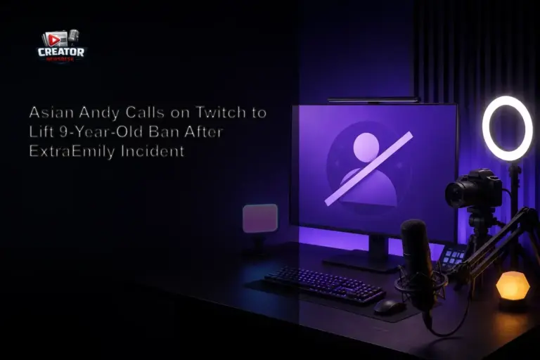 Asian Andy Calls on Twitch to Lift 9-Year-Old Ban After ExtraEmily Incident