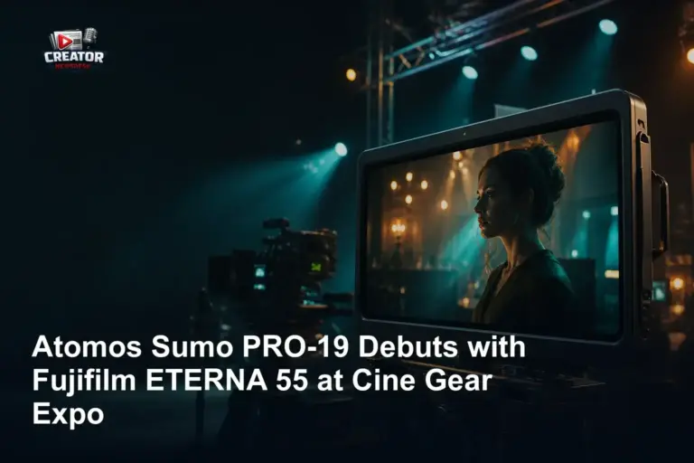 Atomos Sumo PRO-19 Debuts with Fujifilm ETERNA 55 at Cine Gear Expo