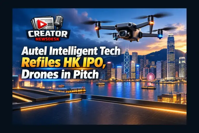 Autel Intelligent Tech Refiles HK IPO, Drones in Pitch