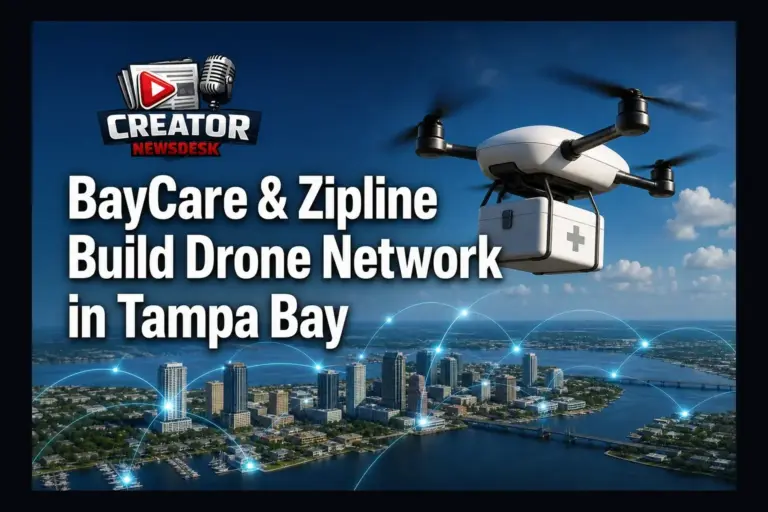 BayCare & Zipline Build Drone Network in Tampa Bay