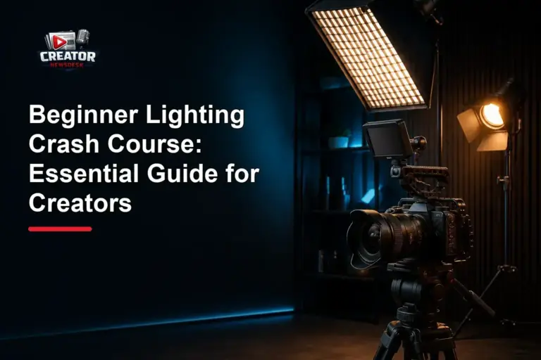 Beginner Lighting Crash Course: Essential Guide for Creators