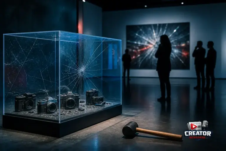 Belfast Photo Festival Sparks Outrage Over Camera-Destroying Rage Room Exhibit