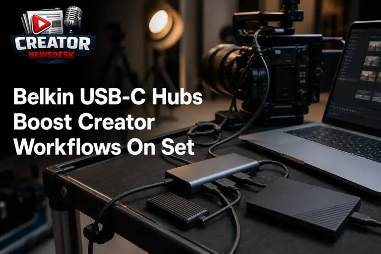 Belkin USB-C Hubs Boost Creator Workflows On Set