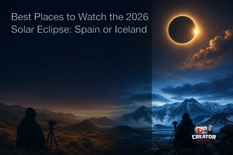 Best Places to Watch the 2026 Solar Eclipse: Spain or Iceland