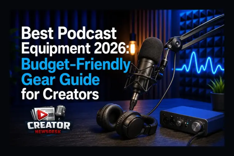 Best Podcast Equipment 2026: Budget‑Friendly Gear Guide for Creators
