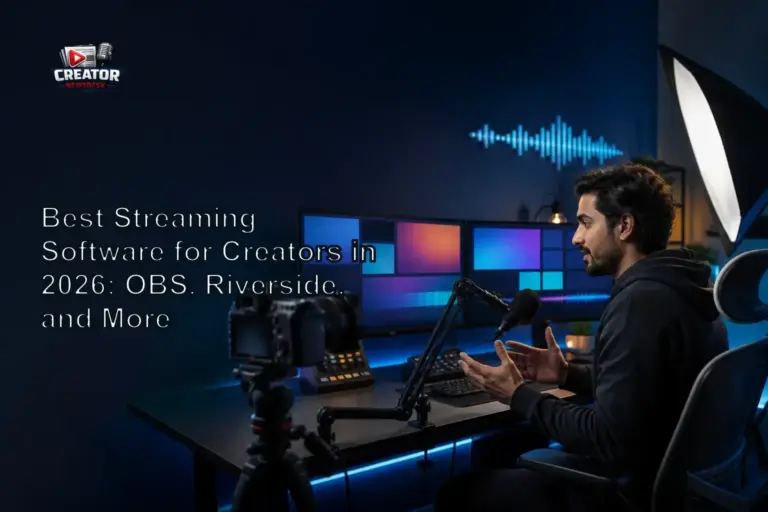 Best Streaming Software for Creators in 2026: OBS, Riverside, and More