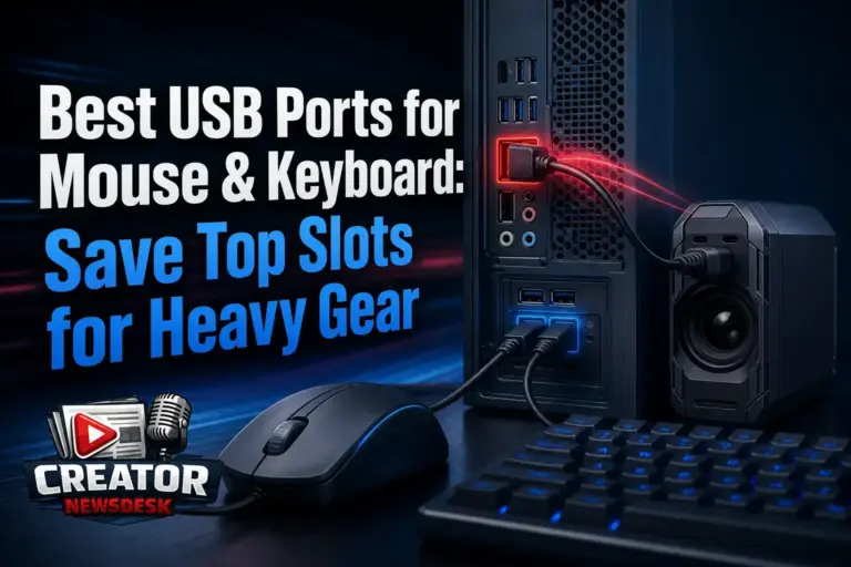 Best USB Ports for Mouse & Keyboard: Save Top Slots for Heavy Gear