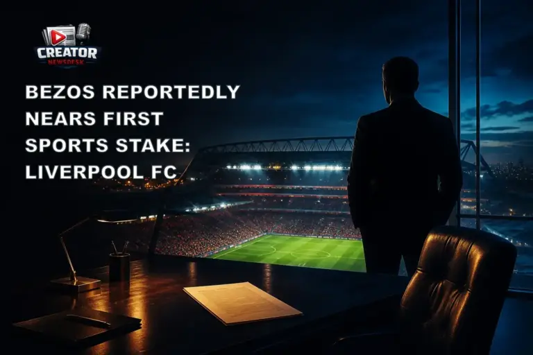Bezos Reportedly Nears First Sports Stake: Liverpool FC