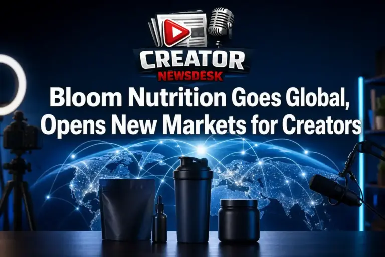 Bloom Nutrition Goes Global, Opens New Markets for Creators