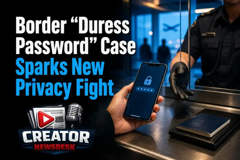 Border “Duress Password” Case Sparks New Privacy Fight
