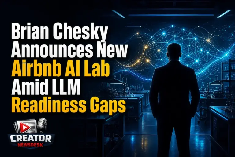 Brian Chesky Announces New Airbnb AI Lab Amid LLM Readiness Gaps