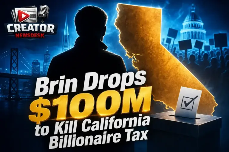 Brin Drops $100M to Kill California Billionaire Tax