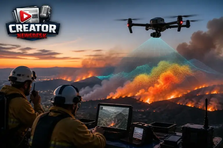 BRINC Adds Live Wildfire and Smoke Tracking to Its Drones